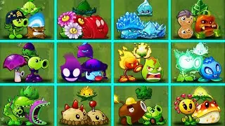 PvZ2 - Random 12 Teams & Mint Plants Battlez - Which Team Plant Will WIn ?