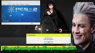 How to fix file not found path iso file system - PCSX2 Tutorial #ps2 #emulator #dmc