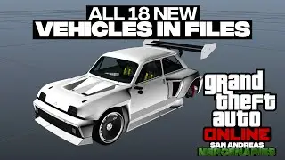 GTAO: San Andreas Mercenaries - All 17 LEAKED New Vehicles in Files!