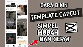 CARA MEMBUAT TEMPLATE LIRIK LAGU DENGAN MUDAH dan Cepat..!!  Capcut Pemula