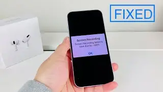 Screen Recording failed to save due to: -5831 or -5823 (FIXED)