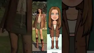 aesthetic bitmoji Outfit ideas | #shorts #viral #trending