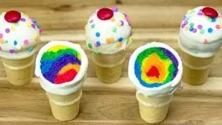 Ice Cream Cone Rainbow Cake Pops: Cookies Cupcakes and Cardio Recipe