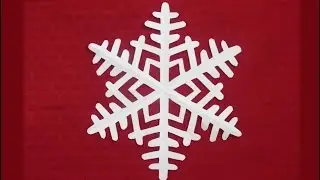 Paper snowflake 1 - Detailed tutorial - Intermediate level - Can YOU do it?