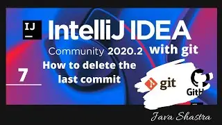 How to delete  a git  commit in intellij