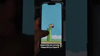 Flappy Bird in Figma, should I do a tutorial😋?