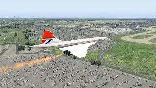 Plane Catches Fire During Landing | XP11