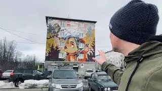 KIROVSK, Russia. The Town of Apatites and Ski Resort on KHIBINY Mountains. Russian Arctics. VLOG