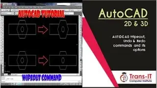 AutoCAD | Tutorial | How to use Wipeout , Undo , Redo command