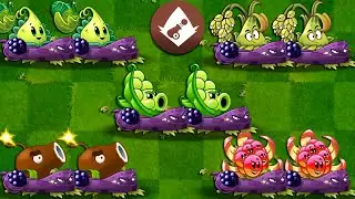 5 Plants Pult + Vine Battlez Which Plants Will Win? - PvZ 2 Challenge