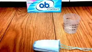 Ob pro comfort regular absorbency test