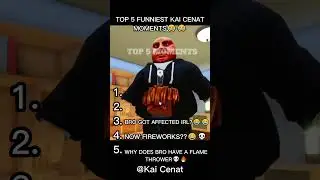 TOP 5 FUNNIEST KAI CENAT MOMENTS🤣😹 #amp #fanum #twitch #funny