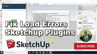 How to Resolve Load Errors in The Sketchup plugins