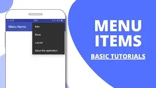 How to make Menu Items List in Kodualr / Appybuilder / Thunkable