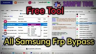 SamFw FRP Tool version 4.2 |  Free Tool | All Samsung Frp Bypass Free Tool 2023 | #samfwtool