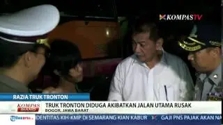 Wagub Jawa Barat Deddy Mizwar Pantau Langsung Razia Tronton