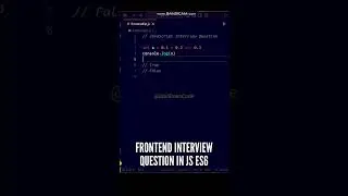 🥰🥰 Amazing JavaScript Frontend Interview Question you might not have seen #shorts #javascript #js