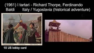 Italian historical, peplum and adventure movies: 1961 part5 ('The Tartars', 'Amazons of Rome')