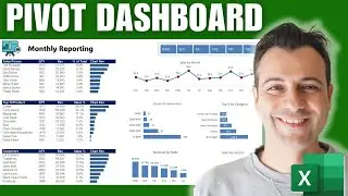 How to Create an Excel Pivot Dashboard FROM SCRATCH (in 2024)