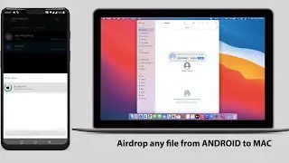 Share files from Android to MAC using AirDrop