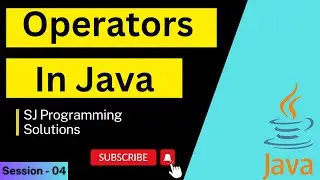 What are operators in Java? | Java Tutorials for Beginners | Session #4 #javatutorial