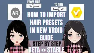 How to Import & Add Hair Presets into VRoid Studio Stable Update - Quick & Easy!