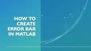 How to make Error bar plot in MATLAB