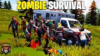 🧟 Zombie Survival with HUGE Potential - Hordes, Craft, Build & More! (Surroundead Gameplay EP1)