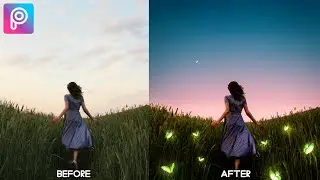 Edit Photo PicsArt Glowing Butterfly | PicsArt Tutorial