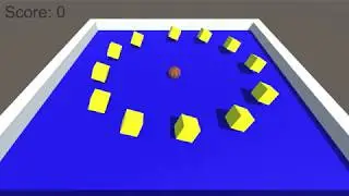 Unity DOTS Roll-A-Ball Gameplay Preview