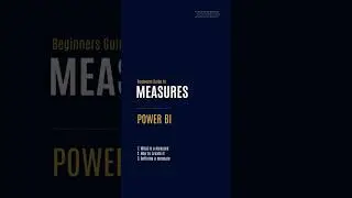 Measures #PowerBI #powebitutorial