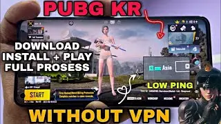 😍NO VPN || HOW TO PLAY PUBG KR WITHOUT VPN - PUBG PING (Ms) HIGH ISSUE FIX