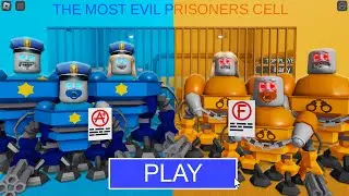 ROBOT POLICE FAMILY Vs ROBOT CRIMINAL FAMILY in BARRY'S PRISON RUN! New Scary Obby (#Roblox)