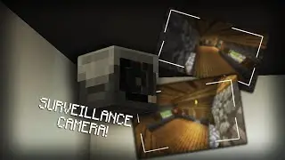 Minecraft ☞ How to make a Working Surveillance Camera! (No mods)