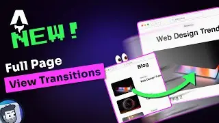 Astro View Transitions First Look