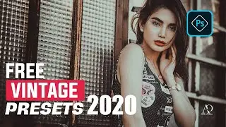 Photoshop Tutorial : Vintage Color Grading Camera Raw Presets Free Download। Adobe Photoshop CC 2020