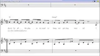 Amnesia by 5 Seconds of Summer - Piano Sheet Music:Teaser