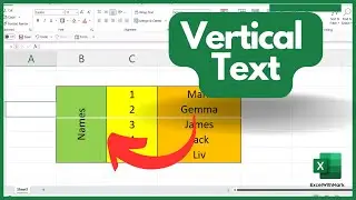 Wow your boss with vertical text in Excel