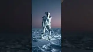 Polar bear transform into a polar bear warrior girl. Unreal Ai Videos