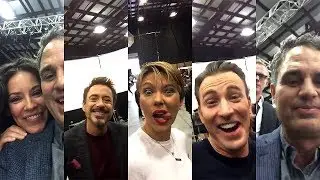 Mark Ruffalo’s Facebook live at the secret MCU photoshoot