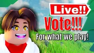 🔴Comment what we should play! Roblox with viewers!