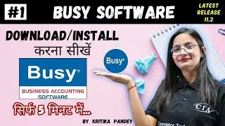 #1 Busy Software | How to Download/ Install Busy Software Version 11.2 | Computer Tech Academy