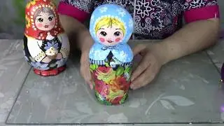 Матрёшка из папье маше ХоббиМаркет