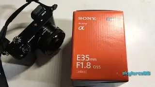 Sony SEL35F18 35mm f/1.8 Prime Fixed Lens Unboxing