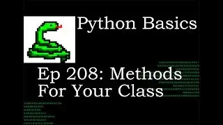 Python Basics Methods for Your Custom Class