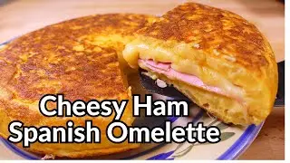 Secret Spanish Omelette Recipe Revealed: Cheesy Ham Filling - Quick & Tasty Dinner Hack!