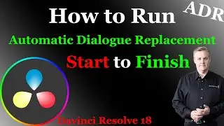 How to run an ADR Session in Davinci Resolve 18 | DaVinci Resolve 18 Tutorial