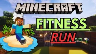 Minecraft Fitness Run | Kids Workout | Brain Break | (NO COMMENTARY)