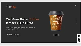Coffee shop Restaurant Web design UI in Figma | Food UI |
