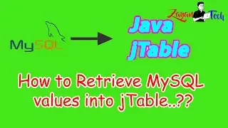 How Display in JTable the Data From MySQL | ZayanTech